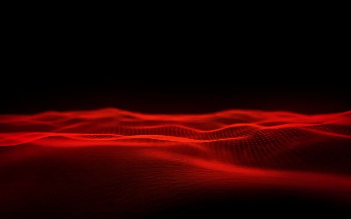 k2295 2k画质红色粒子海洋科技科幻互联网发布会开幕式动态背景视频LED舞台背景素材