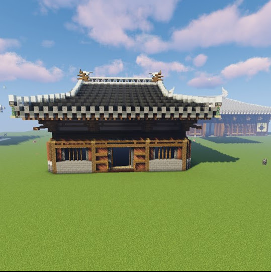 [minecraft] 简易中式建筑教学 伺服器装逼神建筑! minecraft肥宅