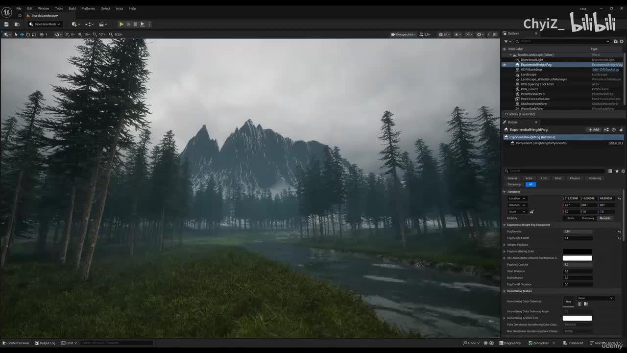 C11.使用新的PCG间距工具散布岩石