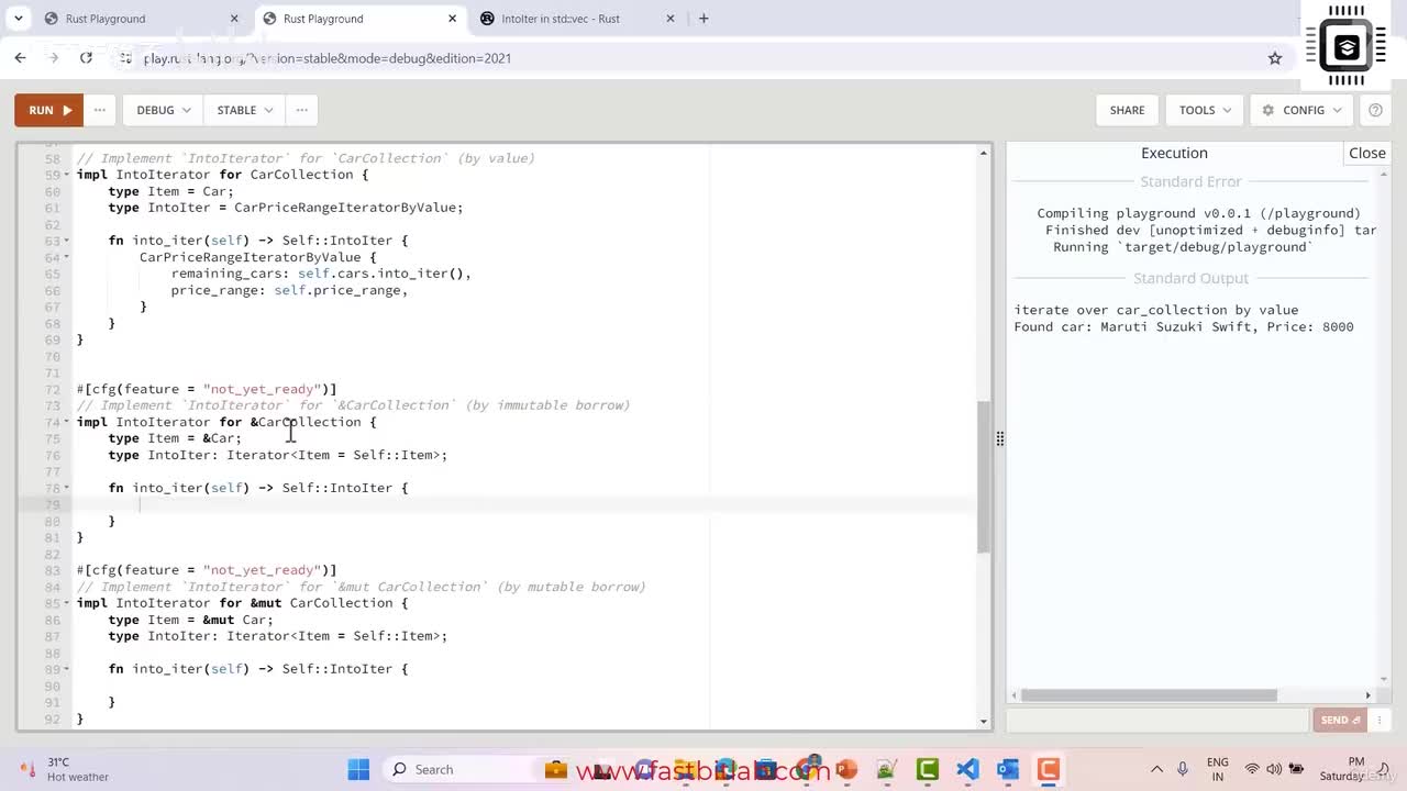 148 - 为自定义类型实现Trait IntoIterator 第4部分（解决方案）_明文传输不