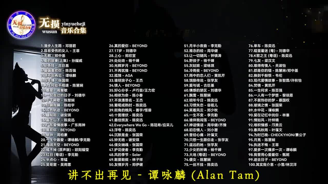 007. 讲不出再见 - 谭咏麟