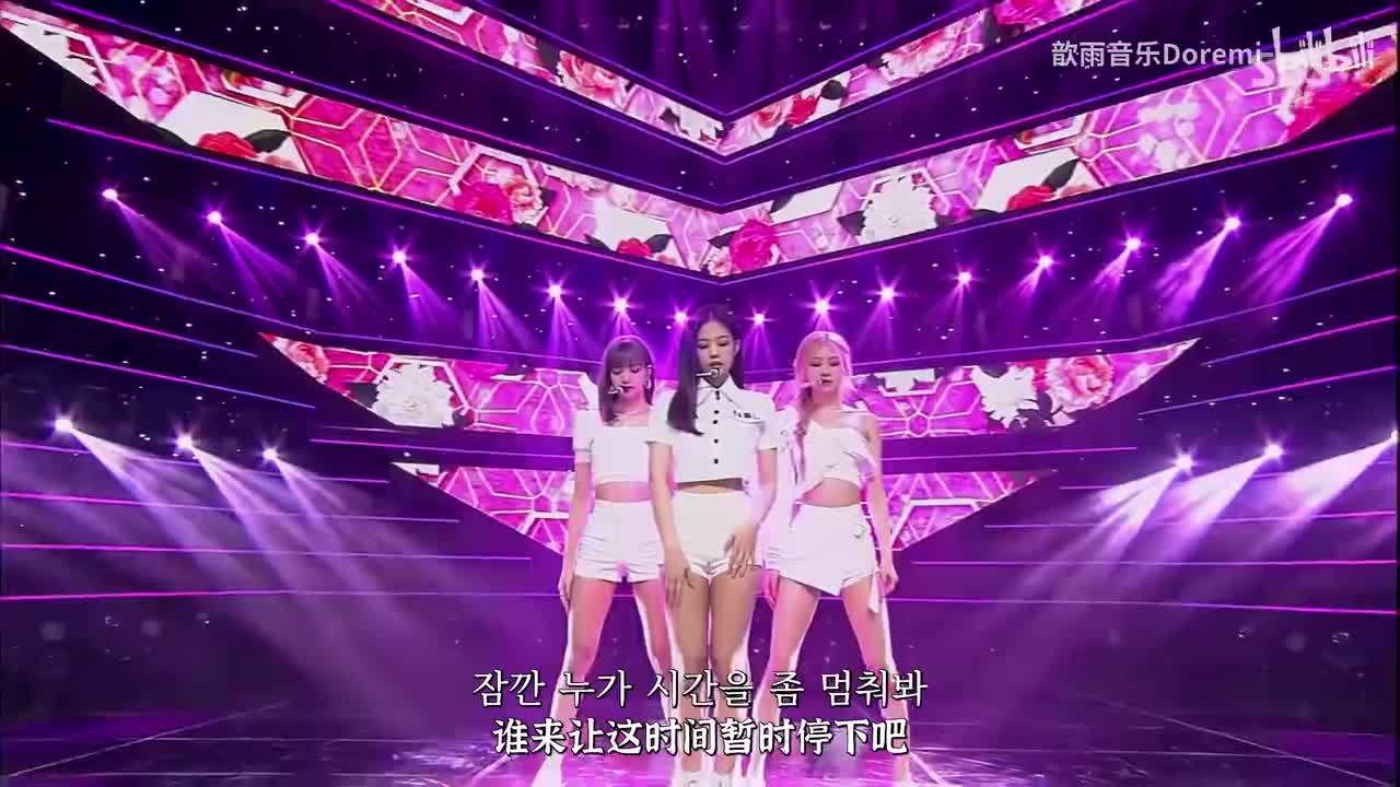 【4K中字】BLACKPINK - Don t Know What To Do 白衣四仙女 清纯pink风 190407 人歌现场