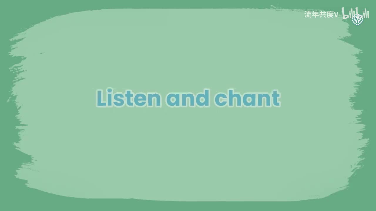 Unit 6 A Listen and chant