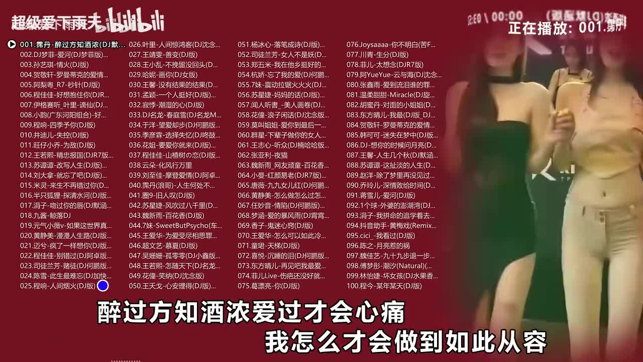 车载中文DJ100首