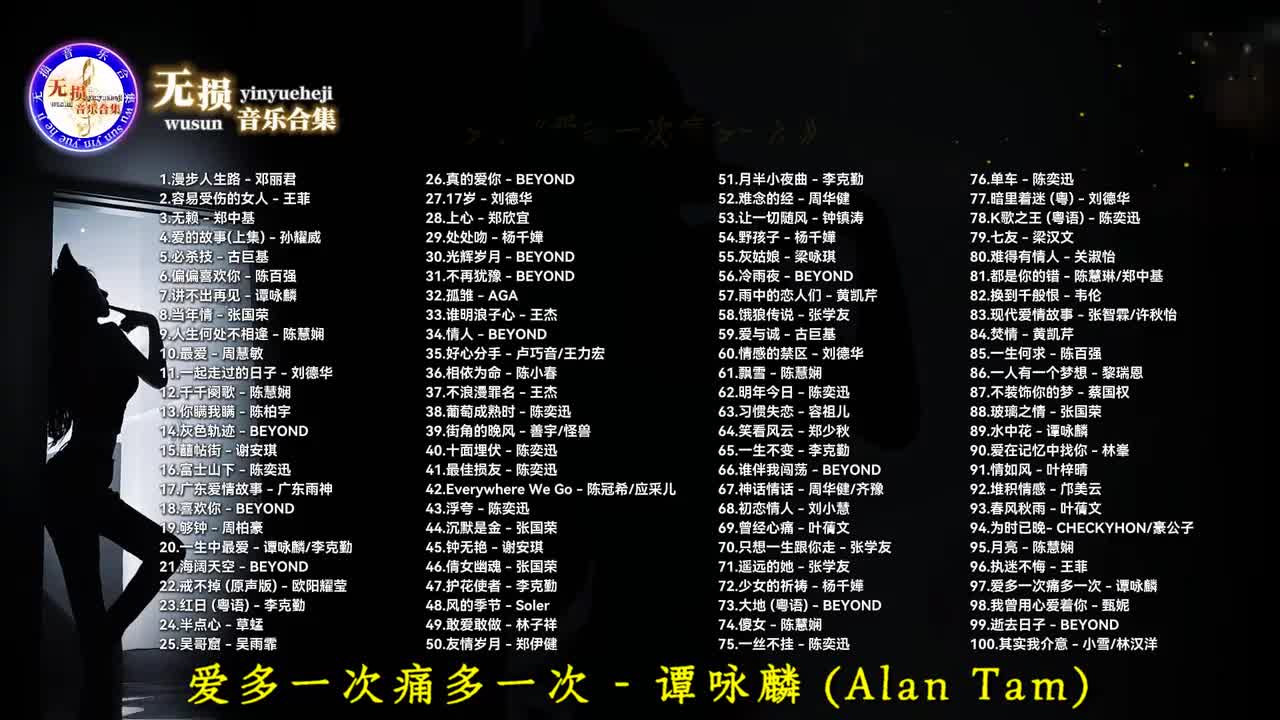 097. 爱多一次痛多一次 - 谭咏麟