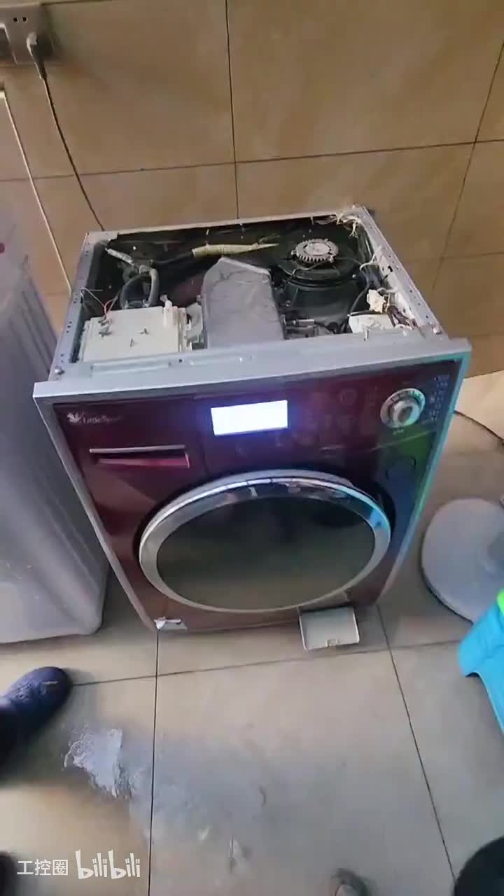 107-维修案例小天俄洗衣机显示E64