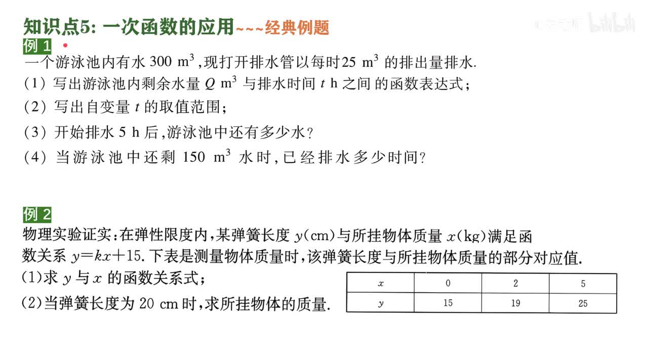 13知识点5一次函数的应用