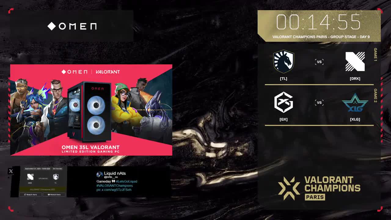 英 | D9 | DRX vs TL | GX vs XLG