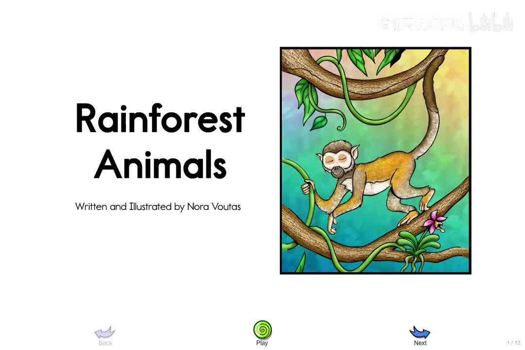 6-【AA级1-100】【006】Rainforest Animals