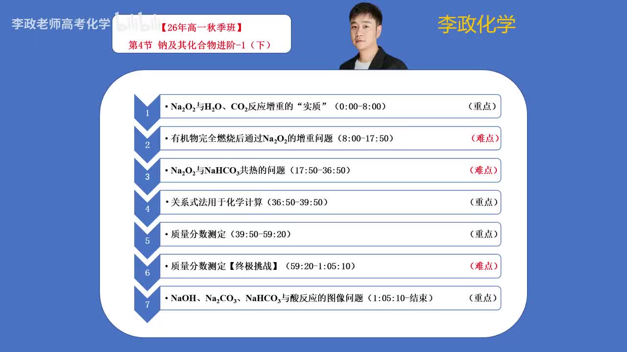 06-2.第06讲 钠及其化合物进阶-1（下）