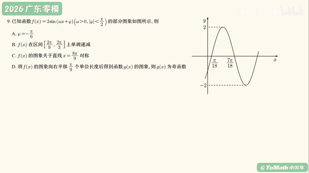 9 白送的三角函数