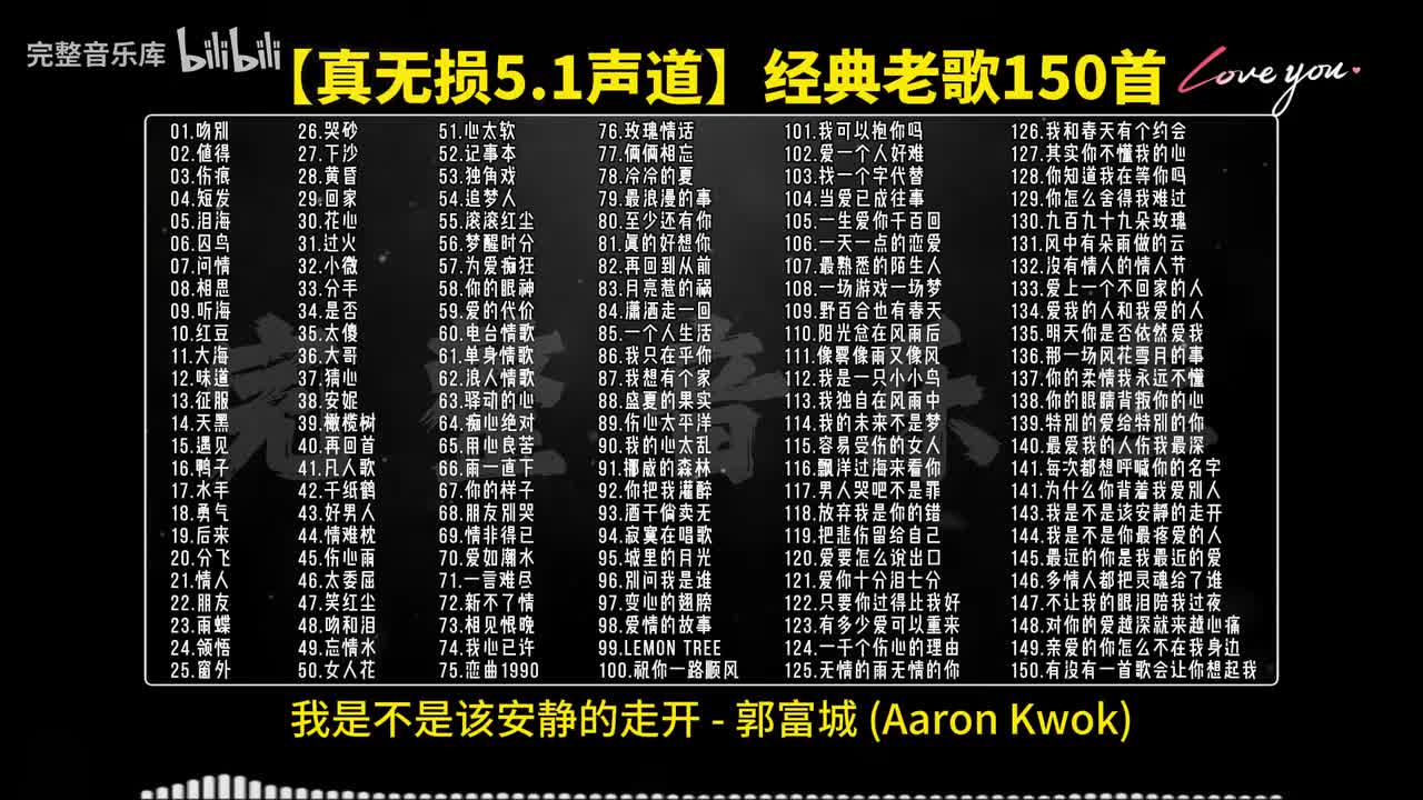 143.我是不是该安静的走开 - 郭富城