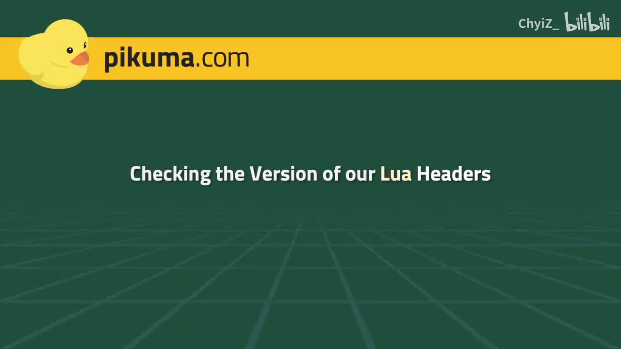 011. Lua 版本与 Lua 头文件