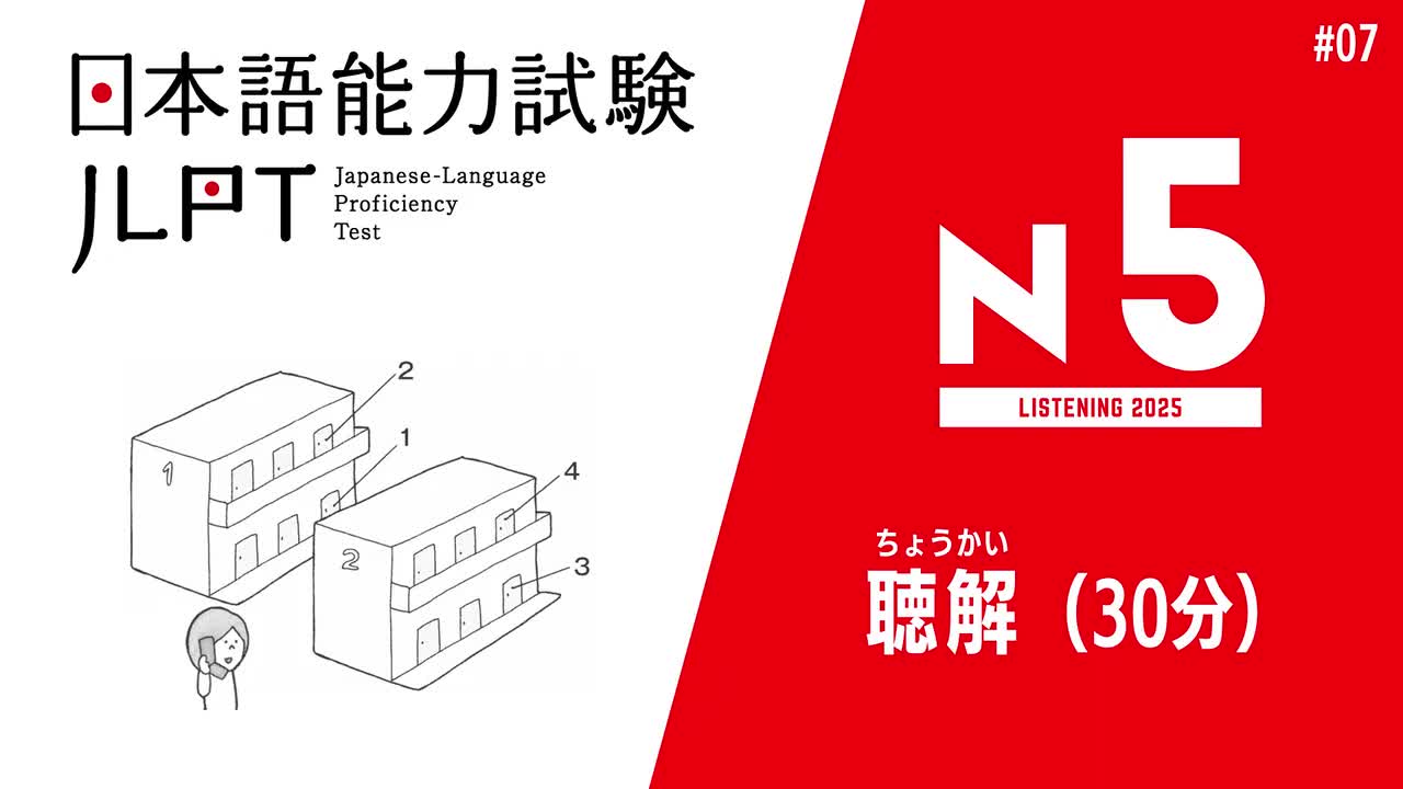 JLPT N5 CHOUKAI. Japanese Listening Practice Test with answer 2025.