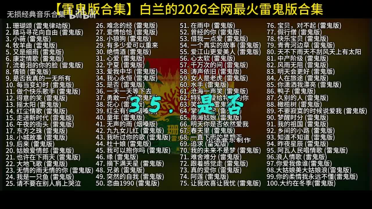 100首白兰的雷鬼版-35