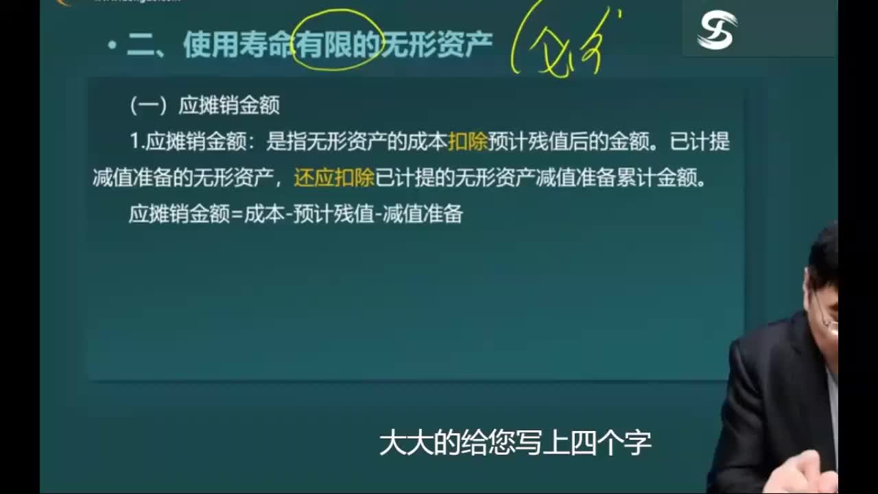 第13讲 无形资产的后续计量（2），无形资产的出售，无形资产的报废