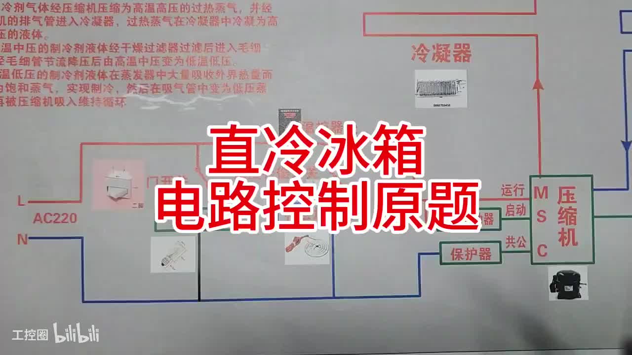 119-直冷冰箱电路控制原理
