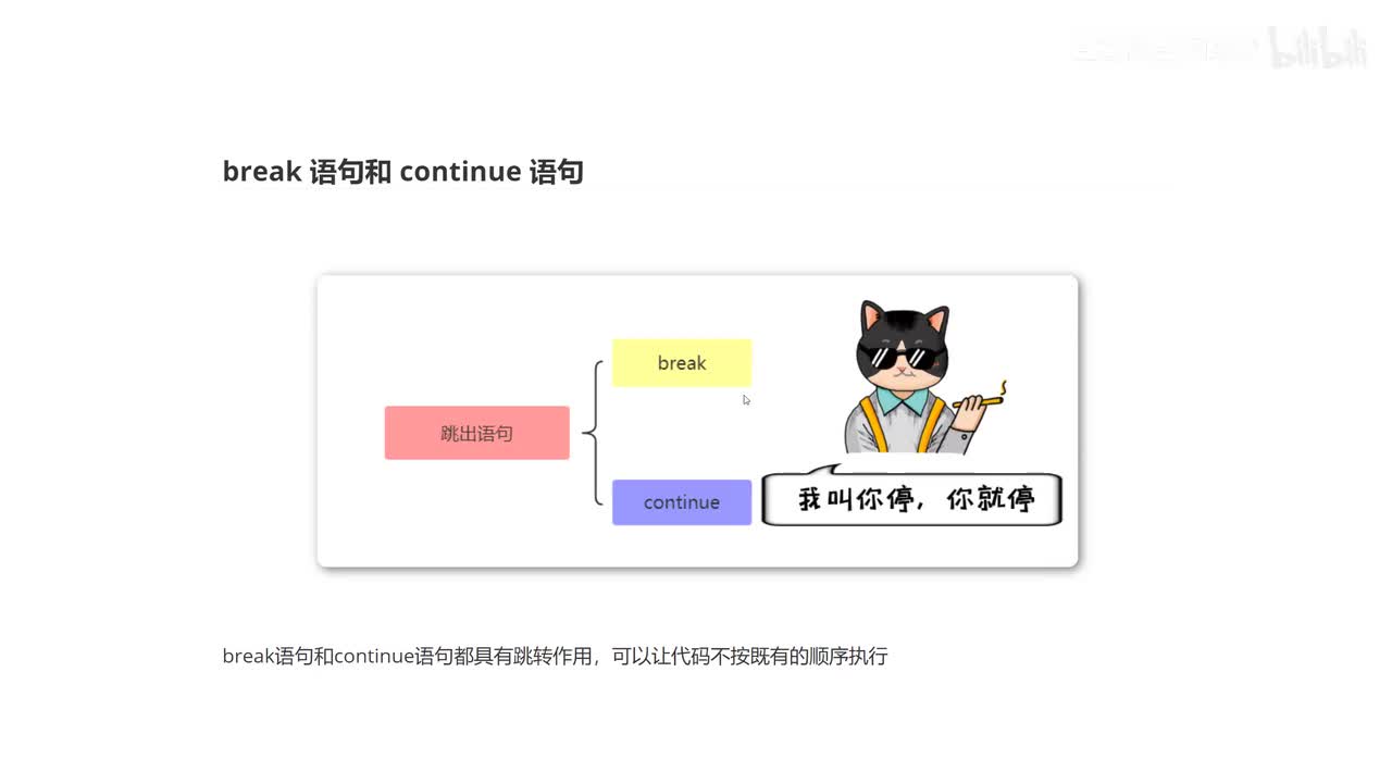 057_break语句和continue语句