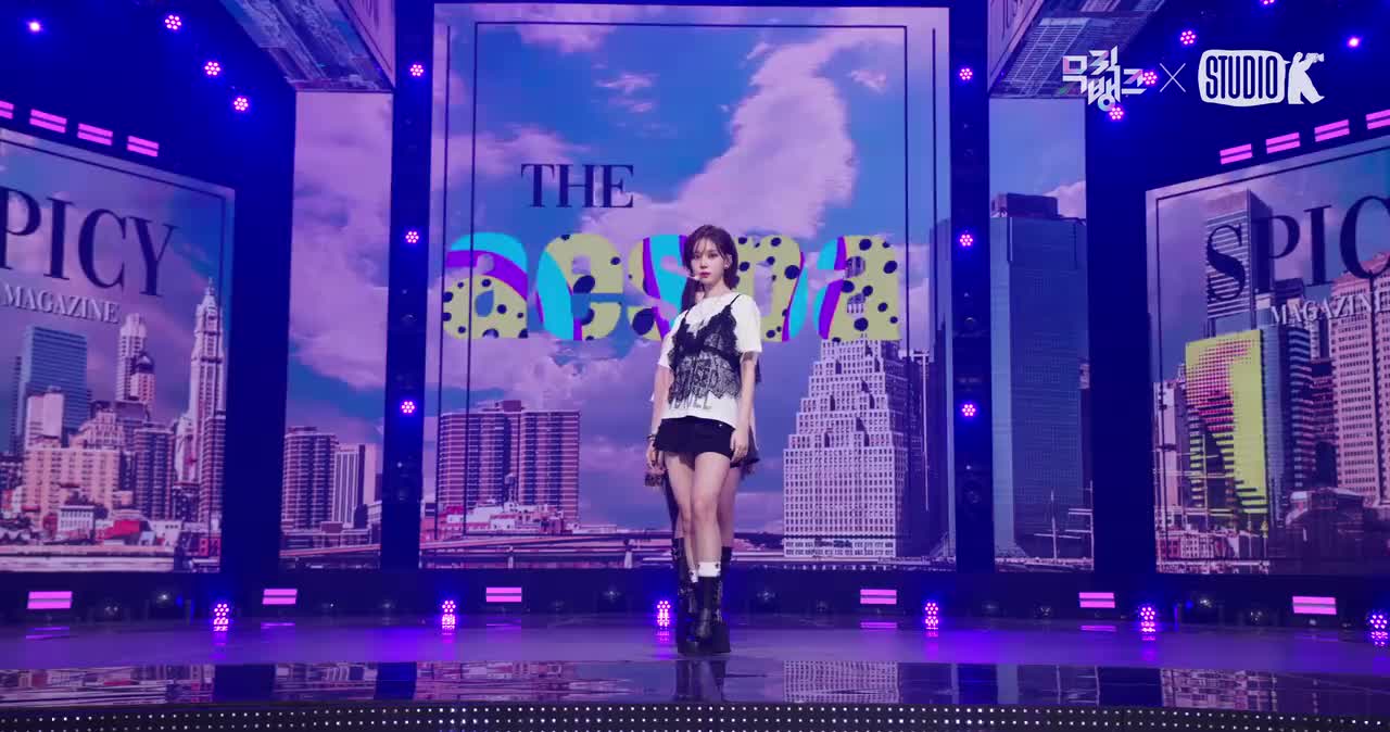 [K-Choreo 8K] 에스파 직캠 'Spicy' (aespa Choreography) @MusicBank 230519