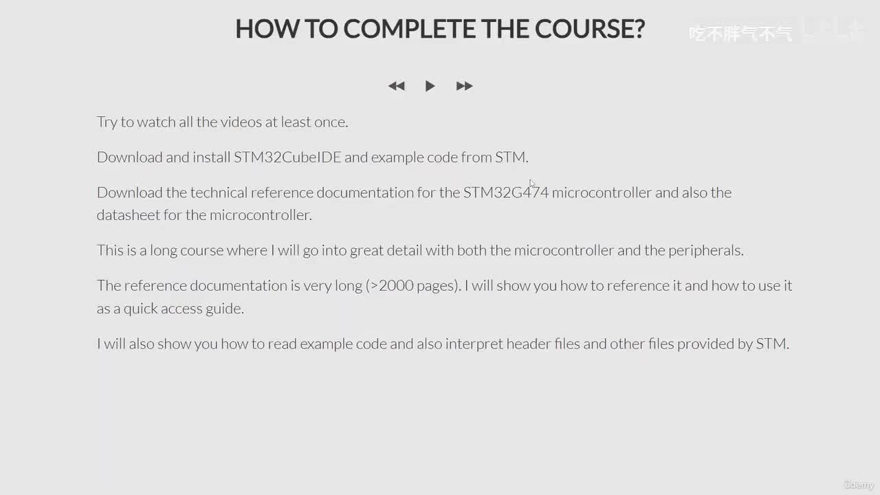4 - Tips on completing the course-