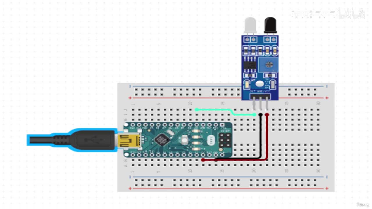 9. IR Sensor using Arduino Nano--