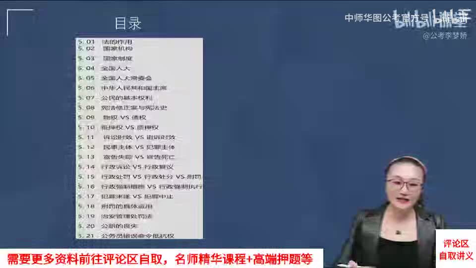 14-《常识速记口诀88条》11.0版本第五节法律知识第五讲