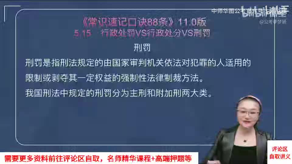15-《常识速记口诀88条》11.0版本第五节法律知识第六讲