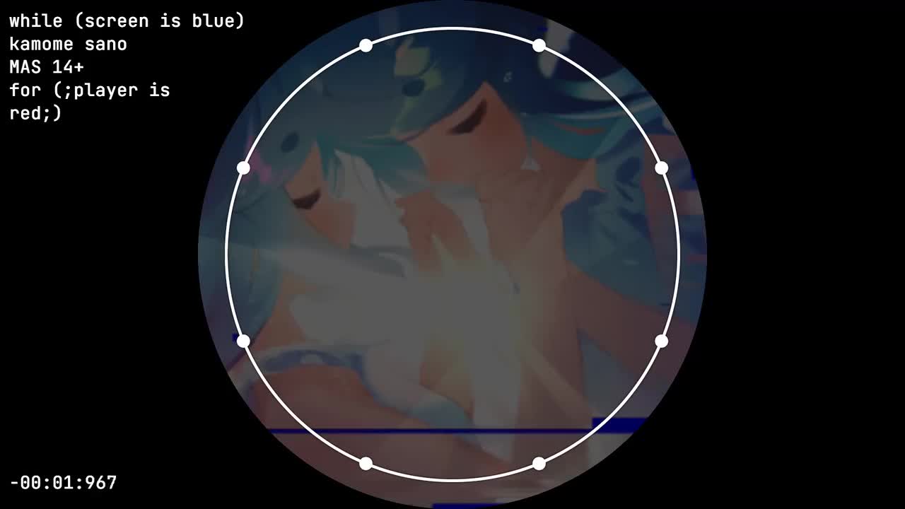 H03 while (screen is blue)