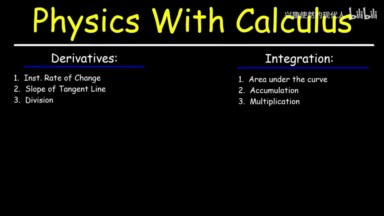 009 - 基于微积分的物理 - 基础入门