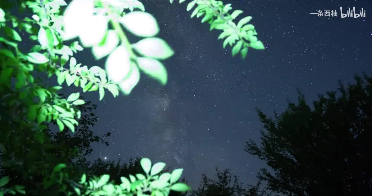 夜晚星空延时摄影2