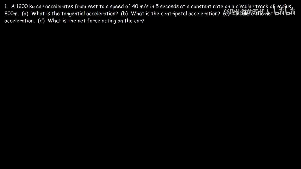 086 - 非匀速圆周运动问题、向心加速度与切向加速度、物理