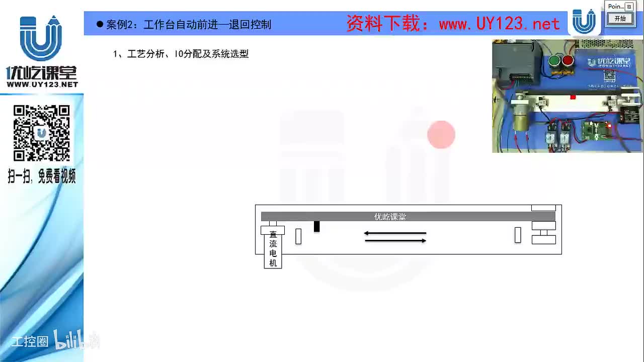 63.案例2：工作台自动前进－退回控制：输入输出点检查和确认