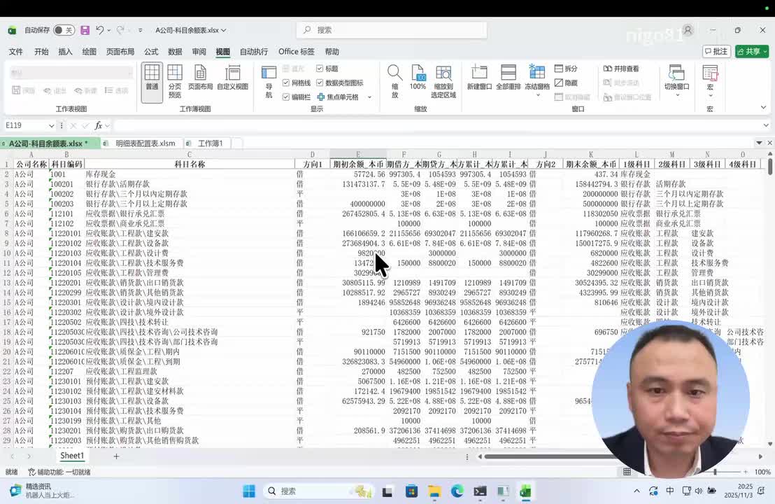 08-明细表生成-期初期末符号改变
