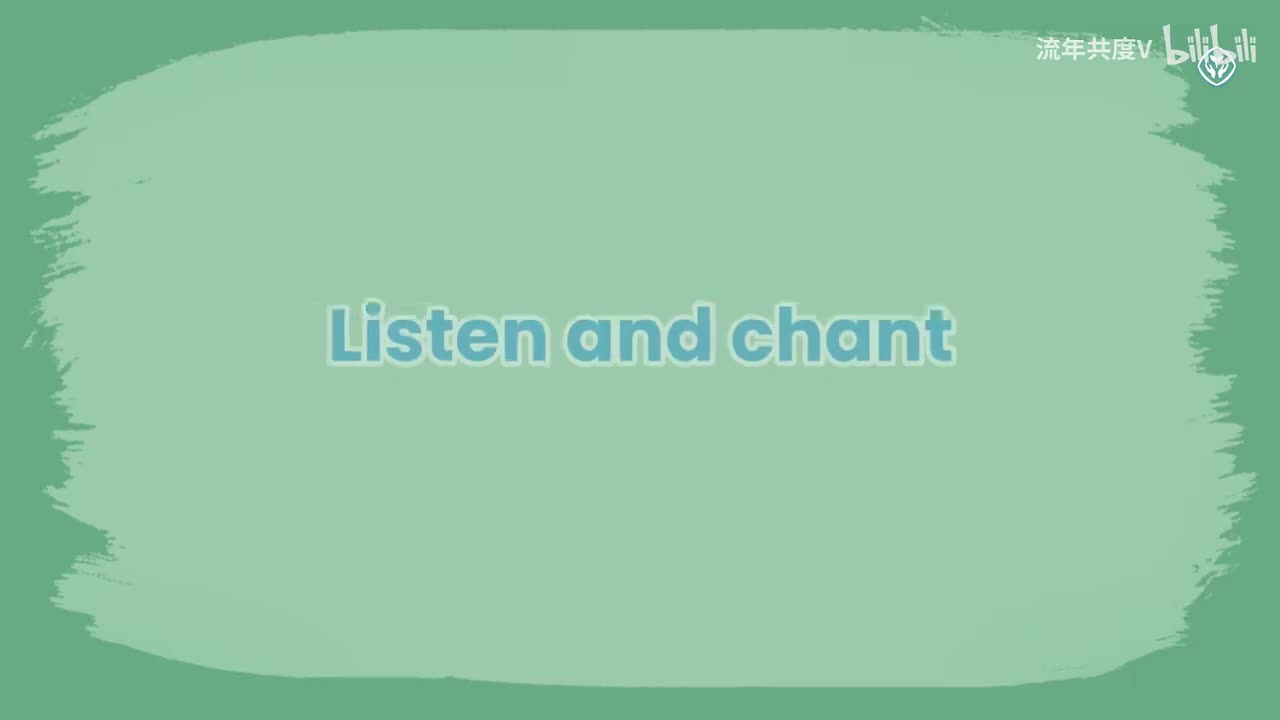 Unit 3 开篇页 Listen and chant