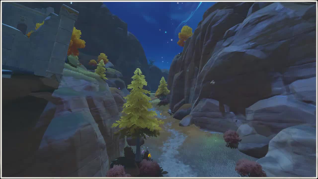 场景-旧飞艇航道-夜（星星是精灵的眼）