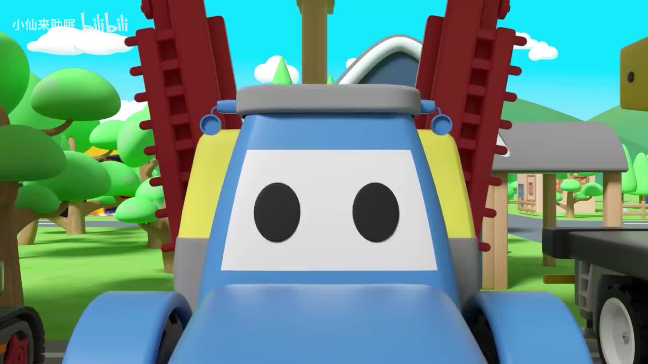 14.吊车来帮忙吊起汽车