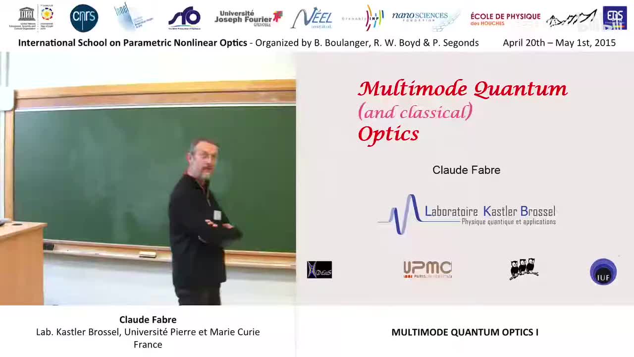 036 - 36-44 Multimode quantum optics I