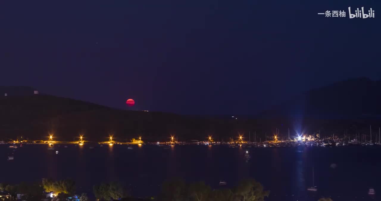 夜晚星空延时摄影1