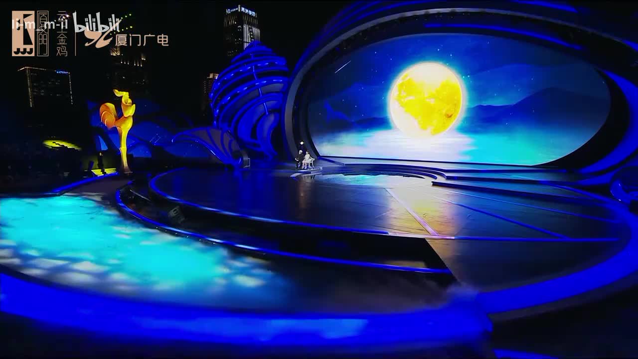 金鸡奖开幕式四手联弹钢琴曲《鼓浪屿之波》完整版（with陈都灵）