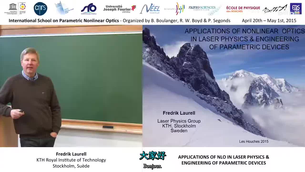 035 - 35-44 Applications of NLO in laser physics & engineering of parametric dev