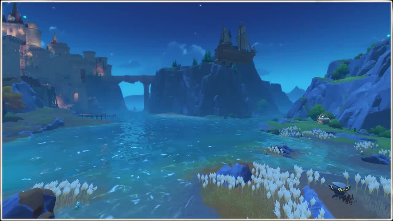 场景-银蛇河口-夜（无畏地向前流淌）
