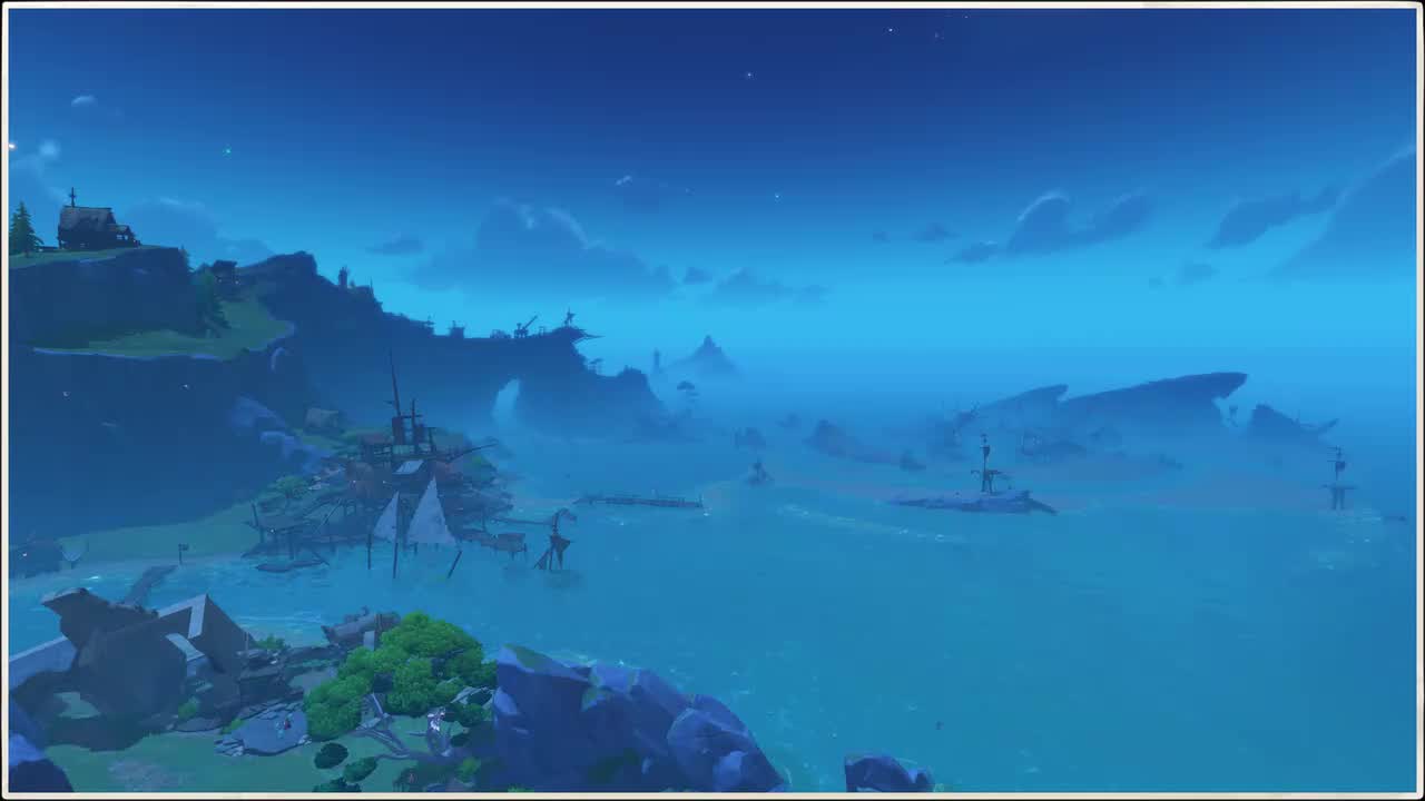 场景-咸水湾-天旋地转酒店-夜（抚摸着每一块礁石的棱角）