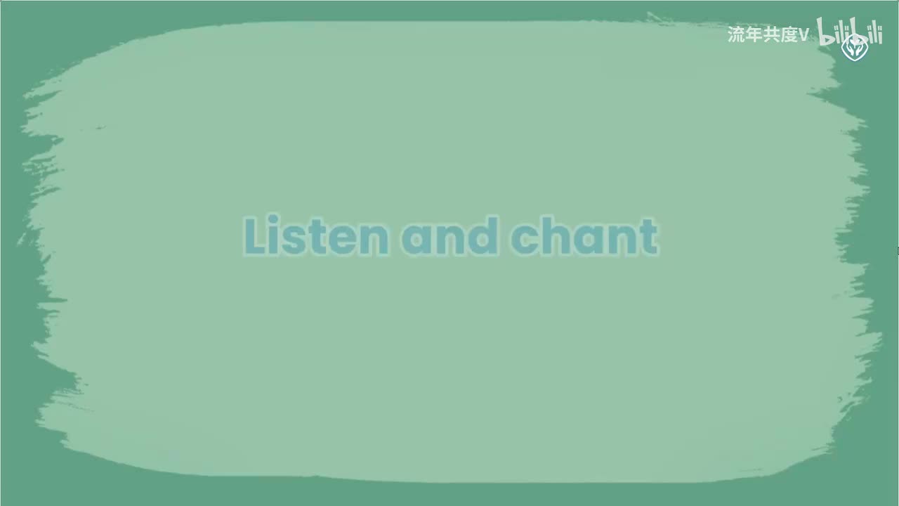 Unit 4 开篇页Listen and chant