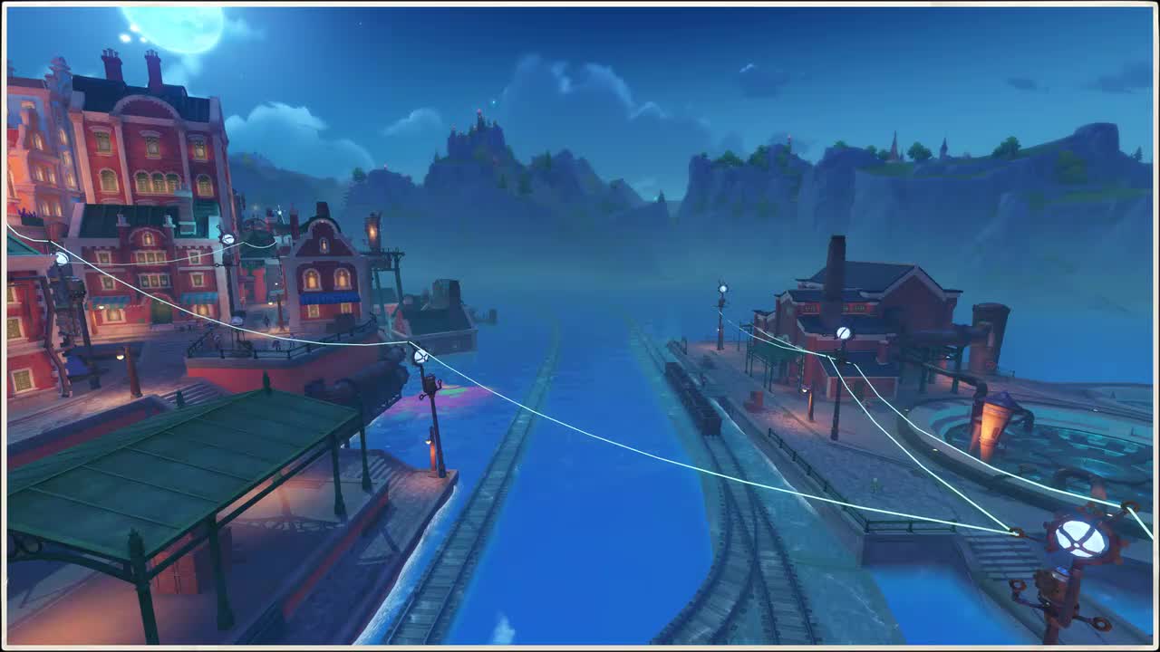 场景-彼得大道-下沉区-夜（打工者的梦就在前方）