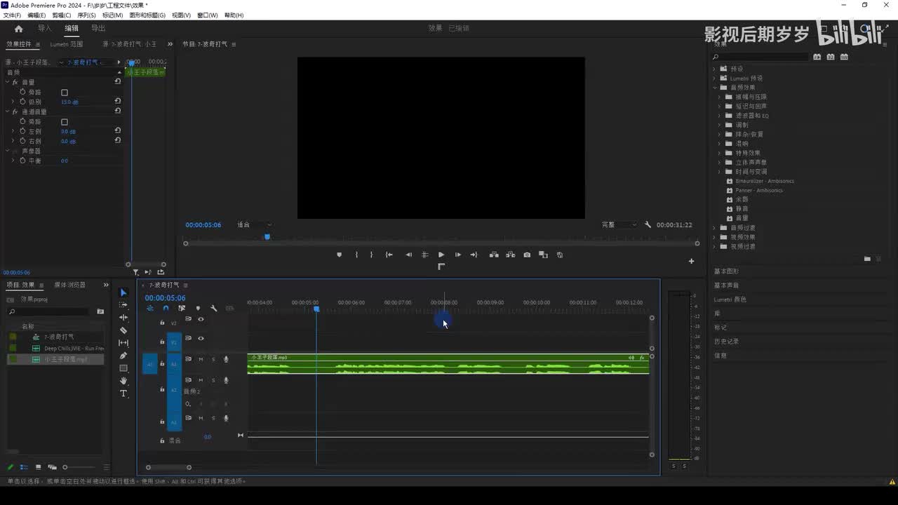 零基础学剪辑-进阶篇：19.降杂与恢复