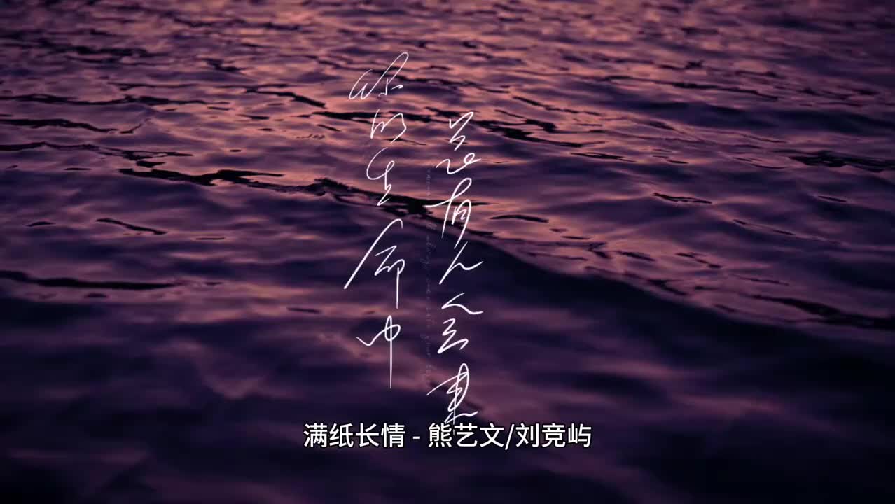 满纸长情