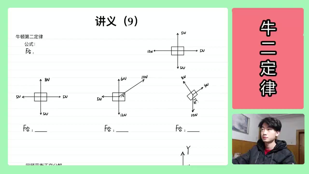 21.【高中物理必修一】【牛二】认识牛顿第二定律