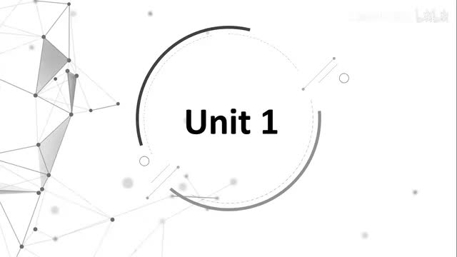 选择性必修一 Unit 1