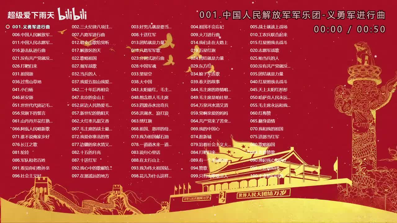 军歌红歌100首合集