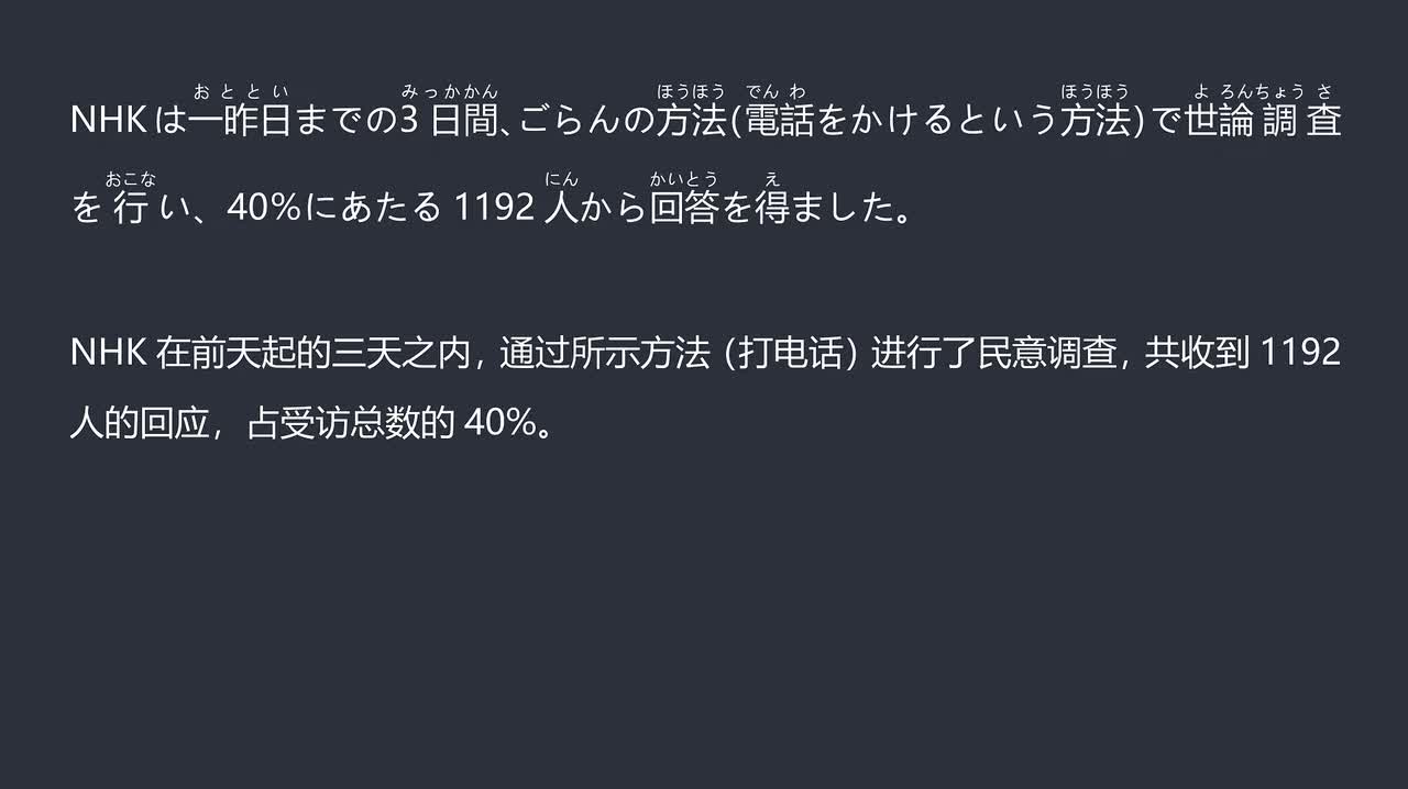 2025.12.11 NHK民调：70%赞成严格化外国人入籍政策